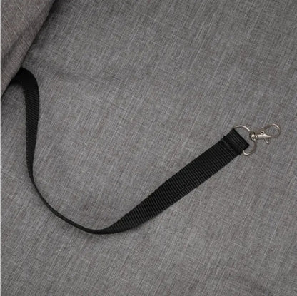 Petzaroo Foldable Pet Stroller For Small Puppies, Gray And Black